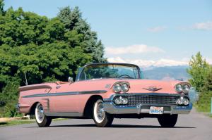 Chevrolet Bel Air Impala 348 4-BBL Turbo-Thrust Convertible 1958 года